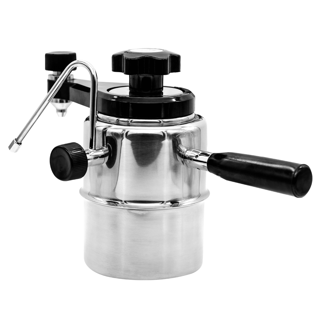 milk steam wand and espresso