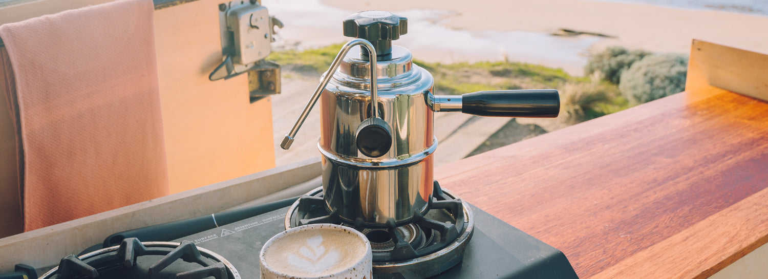 Bellman Stainless Steel Stovetop Espresso Maker - Coffee Beast
